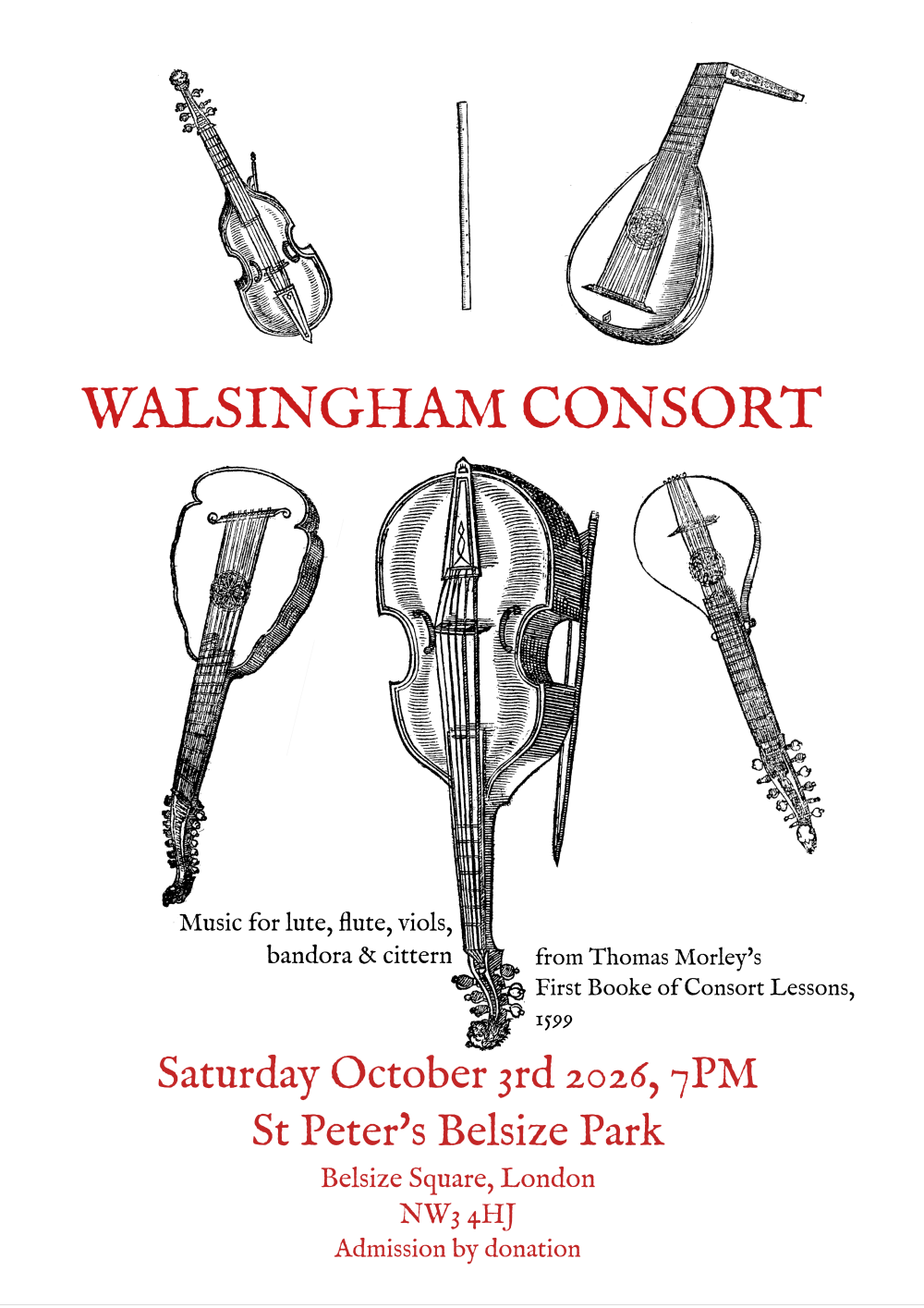 Walsingham Consort 3rd October 2026