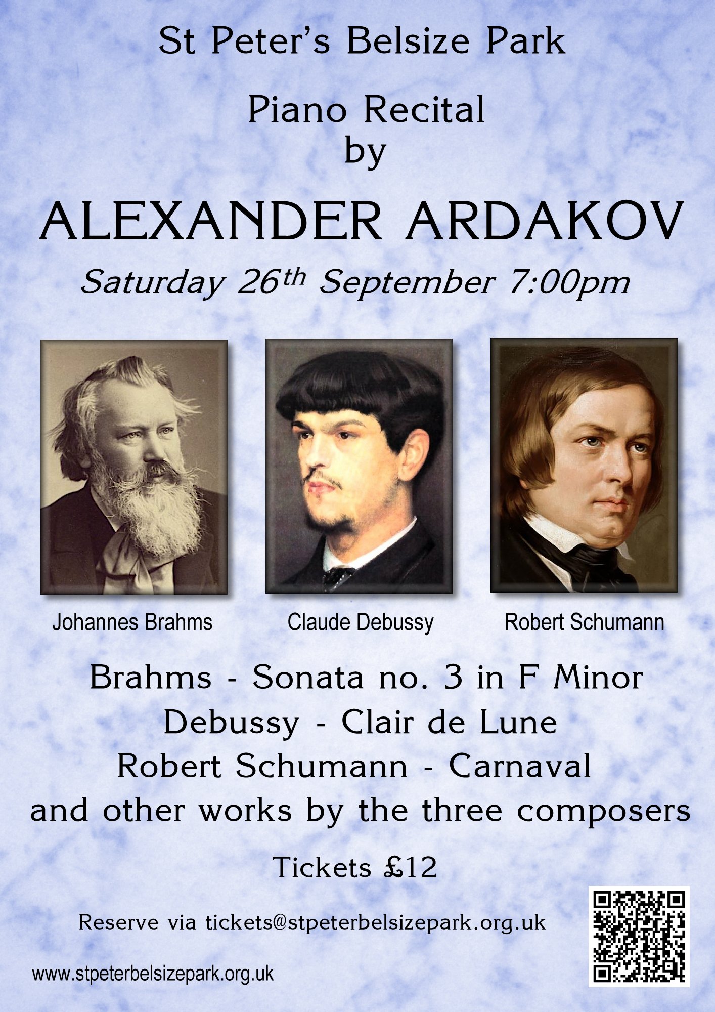 Alexander Ardakov Piamo Recital 26th September 2024